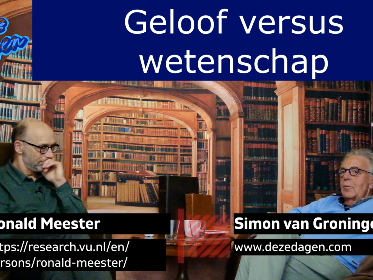 Geloof versus wetenschap – Ronald Meester – Het&nbsp;Gesprek
